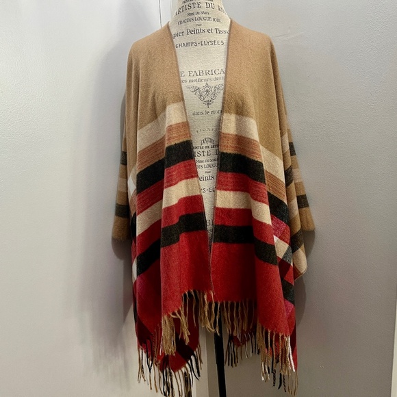 Women's Shawl Wraps Women Warm Poncho Cape Tassel Oversized Shawl Wraps for Fall - Picture 1 of 15